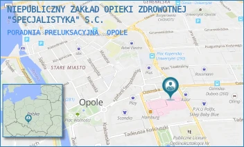 PORADNIA PRELUKSACYJNA - NIEPUBLICZNY ZAKŁAD OPIEKI ZDROWOTNEJ SPECJALISTYKA S.C. SPOLMED S.C. - UL. OZIMSKA 20,  OPOLE