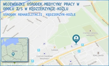 OŚRODEK REHABILITACJI - WOJEWÓDZKI OŚRODEK MEDYCYNY PRACY W OPOLU Z/S W KĘDZIERZYNIE-KOŹLU - UL. ALEJA JANA PAWŁA II 31,  KĘDZIERZYN-KOŹLE