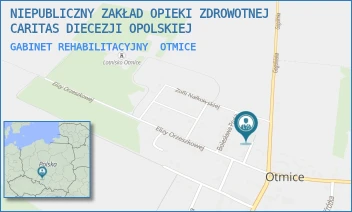 GABINET REHABILITACYJNY - NIEPUBLICZNY ZAKŁAD OPIEKI ZDROWOTNEJ CARITAS DIECEZJI OPOLSKIEJ - UL. KS KAMPKI 3,  OTMICE