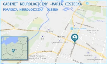 PORADNIA NEUROLOGICZNA - CISIECKA MÁRIA GABINET NEUROLOGICZNY - UL. JULIUSZA SŁOWACKIEGO 1,  OLESNO