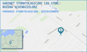 PORADNIA STOMATOLOGICZNA - GABINET STOMATOLOGICZNY LEK.STOM. BOŻENA SCHINDZIELORZ - UL. PIASTÓW 24 SEG.B/12,  ZDZIESZOWICE