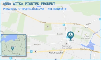 PORADNIA STOMATOLOGICZNA - ANNA WITKA-PIONTEK PRODENT - UL. LEŚNA 6,  KOLONOWSKIE