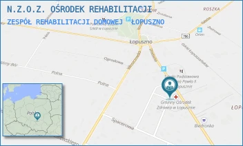ZESPÓŁ REHABILITACJI DOMOWEJ - N.Z.O.Z. OŚRODEK REHABILITACJI - STRAŻACKA 10,  ŁOPUSZNO