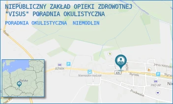 PORADNIA OKULISTYCZNA - NIEPUBLICZNY ZAKŁAD OPIEKI ZDROWOTNEJ "VISUS" PORADNIA OKULISTYCZNA - UL. RYNEK 34,  NIEMODLIN