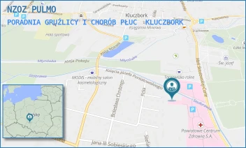 PORADNIA GRUŹLICY I CHORÓB PŁUC - NZOZ PULMO - UL. PONIATOWSKIEGO 22,  KLUCZBORK