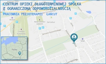 PRACOWNIA FIZJOTERAPII - CENTRUM OPIEKI DŁUGOTERMINOWEJ SPÓŁKA Z OGRANICZONĄ ODPOWIEDZIALNOŚCIĄ - UL. PUŁKOWNIKA LEOPOLDA LISA-KULI 1,  ŁAŃCUT