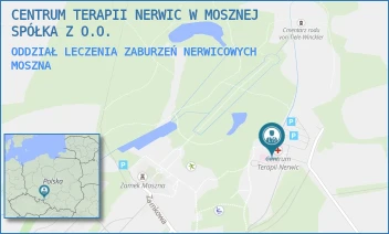 ODDZIAŁ LECZENIA ZABURZEŃ NERWICOWYCH - CENTRUM TERAPII NERWIC W MOSZNEJ SPÓŁKA Z O.O. - UL. ZAMKOWA 1A,  MOSZNA