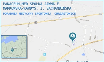 PORADNIA MEDYCYNY SPORTOWEJ - PANACEUM-MED SPÓŁKA JAWNA E. MARKOWSKA-KARDYŚ, A.KARDYŚ - POLNA 2B,  CHRZĄSTOWICE