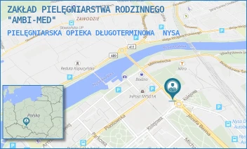 PIELĘGNIARSKA OPIEKA DŁUGOTERMINOWA - ZAKŁAD PIELĘGNIARSTWA RODZINNEGO "AMBI-MED" - UL. KOLEJOWA 2,  NYSA