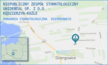 PORADNIA STOMATOLOGICZNA - NIEPUBLICZNY ZESPÓŁ STOMATOLOGICZNY  UNIDENTAL SP. Z O.O. - KĘDZIERZYN-KOŹLE - NOWA 2,  DZIERGOWICE