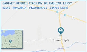 DZIAŁ (PRACOWNIA) FIZJOTERAPII - GABINET REHABILITACYJNY DR EWELINA LEPSY - 4D,  CZAPLE STARE