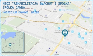 HOSPICJUM DOMOWE - NZOZ "REHABILITACJA BŁACHUT I SPÓŁKA" SPÓŁKA JAWNA - UL. ARMII KRAJOWEJ 25,  BRZEG