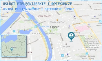 USŁUGI PIELĘGNIARSKIE I OPIEKUŃCZE - USŁUGI PIELĘGNIARSKIE I OPIEKUŃCZE - UL. TADEUSZA KOŚCIUSZKI 2,  OPOLE