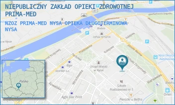 NZOZ PRIMA-MED NYSA OPIEKA DŁUGOTERMINOWA - NIEPUBLICZNY ZAKŁAD OPIEKI ZDROWOTNEJ PRIMA-MED - UL. KAROLA MARCINKOWSKIEGO 2-4,  NYSA