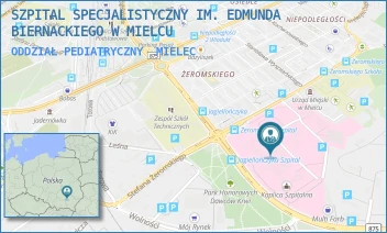 ODDZIAŁ PEDIATRYCZNY - SZPITAL SPECJALISTYCZNY IM. EDMUNDA BIERNACKIEGO W MIELCU - UL. ŻEROMSKIEGO 22,  MIELEC