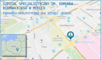PORADNIA OKULISTYCZNA DLA DZIECI - SZPITAL SPECJALISTYCZNY IM. EDMUNDA BIERNACKIEGO W MIELCU - UL. ŻEROMSKIEGO 17,  MIELEC