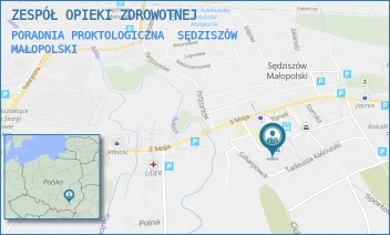 PORADNIA PROKTOLOGICZNA - ZESPÓŁ OPIEKI ZDROWOTNEJ - UL. WYSPIAŃSKIEGO 14,  SĘDZISZÓW MAŁOPOLSKI