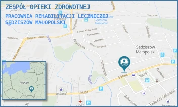 PRACOWNIA REHABILITACJI LECZNICZEJ - ZESPÓŁ OPIEKI ZDROWOTNEJ - UL. 3-GO MAJA 2,  SĘDZISZÓW MAŁOPOLSKI