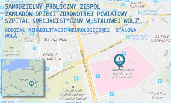 ODDZIAŁ REHABILITACJI NEUROLOGICZNEJ - SAMODZIELNY PUBLICZNY ZESPÓŁ ZAKŁADÓW OPIEKI ZDROWOTNEJ POWIATOWY SZPITAL SPECJALISTYCZNY W STALOWEJ WOLI - UL. STANISŁAWA STASZICA 4,  STALOWA WOLA