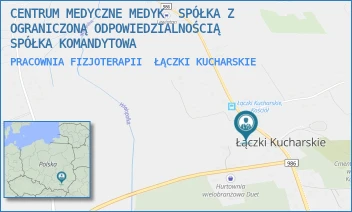 PRACOWNIA FIZJOTERAPII - CENTRUM MEDYCZNE MEDYK  SPÓŁKA Z OGRANICZONĄ ODPOWIEDZIALNOŚCIĄ SPÓŁKA KOMANDYTOWA - ŁĄCZKI KUCHARSKIE 248,  ŁĄCZKI KUCHARSKIE