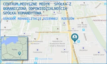 OŚRODEK REHABILITACJI DZIENNEJ - CENTRUM MEDYCZNE MEDYK  SPÓŁKA Z OGRANICZONĄ ODPOWIEDZIALNOŚCIĄ SPÓŁKA KOMANDYTOWA - AL. TADEUSZA REJTANA 53,  RZESZÓW