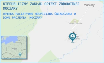 OPIEKA PALIATYWNO-HOSPICYJNA ŚWIADCZONA W DOMU PACJENTA - NIEPUBLICZNY ZAKŁAD OPIEKI ZDROWOTNEJ MOCZARY - UL. MOCZARY 44,  MOCZARY