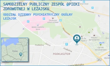 ODDZIAŁ DZIENNY PSYCHIATRYCZNY OGÓLNY - SAMODZIELNY PUBLICZNY ZESPÓŁ OPIEKI ZDROWOTNEJ W LEŻAJSKU - PL. MARIACKI 9,  LEŻAJSK