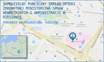 PORADNIA NEUROLOGICZNA - SAMODZIELNY PUBLICZNY ZAKŁAD OPIEKI ZDROWOTNEJ MINISTERSTWA SPRAW WEWNĘTRZNYCH I ADMINISTRACJI W RZESZOWIE - UL. KRAKOWSKA 16,  RZESZÓW