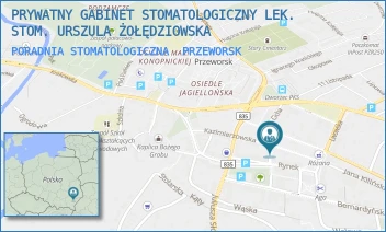 PORADNIA STOMATOLOGICZNA - PRYWATNY GABINET STOMATOLOGICZNY LEK. STOM. URSZULA ŻOŁĘDZIOWSKA - UL. KAZIMIERZOWSKA 14,  PRZEWORSK
