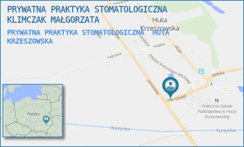 PRYWATNA PRAKTYKA STOMATOLOGICZNA - PRYWATNA PRAKTYKA STOMATOLOGICZNA KLIMCZAK MAŁGORZATA - UL. DŁUGA 3,  HUTA KRZESZOWSKA