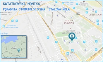 PORADNIA STOMATOLOGICZNA - KWIATKOWSKA MONIKA - UL. UL. OKULICKIEGO 36/27,  STALOWA WOLA