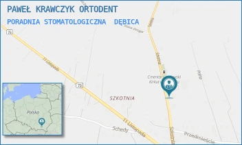 PORADNIA STOMATOLOGICZNA - PAWEŁ KRAWCZYK ORTODENT - UL. SZKOTNIA 14,  DĘBICA