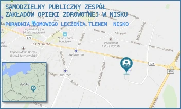 PORADNIA DOMOWEGO LECZENIA TLENEM - SAMODZIELNY PUBLICZNY ZESPÓŁ ZAKŁADÓW OPIEKI ZDROWOTNEJ W NISKU - UL. WOLNOŚCI 54,  NISKO