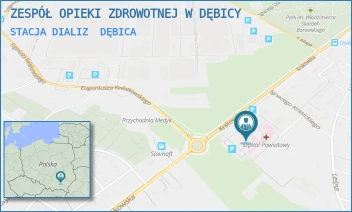 STACJA DIALIZ - ZESPÓŁ OPIEKI ZDROWOTNEJ W DĘBICY - UL. KRAKOWSKA 91,  DĘBICA