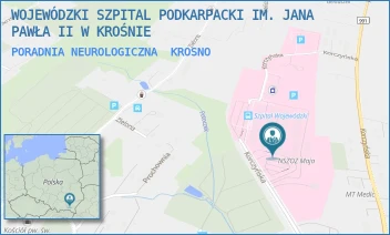 PORADNIA NEUROLOGICZNA - WOJEWÓDZKI SZPITAL PODKARPACKI IM. JANA PAWŁA II W KROŚNIE - UL. KORCZYŃSKA 57,  KROSNO