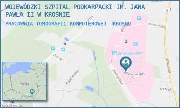 PRACOWNIA TOMOGRAFII KOMPUTEROWEJ - WOJEWÓDZKI SZPITAL PODKARPACKI IM. JANA PAWŁA II W KROŚNIE - UL. KORCZYŃSKA 57,  KROSNO
