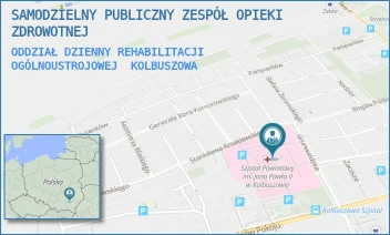 ODDZIAŁ DZIENNY REHABILITACJI OGÓLNOUSTROJOWEJ - SAMODZIELNY PUBLICZNY ZESPÓŁ OPIEKI ZDROWOTNEJ - UL. GRUNWALDZKA 4,  KOLBUSZOWA