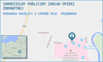 PORADNIA GRUŹLICY I CHORÓB PŁUC - SAMODZIELNY PUBLICZNY ZAKŁAD OPIEKI ZDROWOTNEJ - UL. SZPITALNA 20,  PRZEWORSK