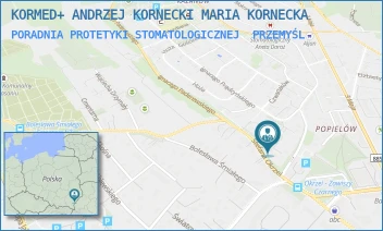 PORADNIA PROTETYKI STOMATOLOGICZNEJ - KORMED+ ANDRZEJ KORNECKI MARIA KORNECKA - UL. STEFANA OKRZEI 2/2,  PRZEMYŚL