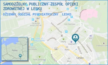 DZIENNY ODDZIAŁ PSYCHIATRYCZNY - SAMODZIELNY PUBLICZNY ZESPÓŁ OPIEKI ZDROWOTNEJ W LESKU - UL. KAZIMIERZA WIELKIEGO 4,  LESKO