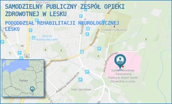 PODODDZIAŁ REHABILITACJI NEUROLOGICZNEJ - SAMODZIELNY PUBLICZNY ZESPÓŁ OPIEKI ZDROWOTNEJ W LESKU - UL. KOCHANOWSKIEGO 2,  LESKO