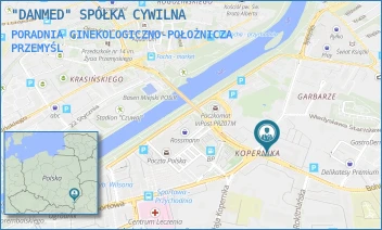 PORADNIA GINEKOLOGICZNO-POŁOŻNICZA - "DANMED" SPÓŁKA CYWILNA - UL. BOHATERÓW GETTA 1,  PRZEMYŚL