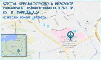 HOSPICJUM DOMOWE - SZPITAL SPECJALISTYCZNY W BRZOZOWIE PODKARPACKI OŚRODEK ONKOLOGICZNY IM. KS. B. MARKIEWICZA - UL. KS. J. BIELAWSKIEGO 18,  BRZOZÓW