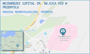 ODDZIAŁ REUMATOLOGICZNY - WOJEWÓDZKI SZPITAL IM. ŚW.OJCA PIO W PRZEMYŚLU - UL. MONTE CASSINO 18,  PRZEMYŚL