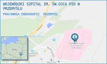 PRACOWNIA ENDOSKOPII - WOJEWÓDZKI SZPITAL IM. ŚW.OJCA PIO W PRZEMYŚLU - UL. MONTE CASSINO 18,  PRZEMYŚL