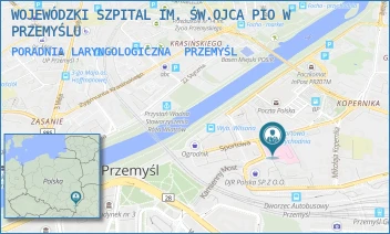PORADNIA LARYNGOLOGICZNA - WOJEWÓDZKI SZPITAL IM. ŚW.OJCA PIO W PRZEMYŚLU - UL. SPORTOWA 6,  PRZEMYŚL