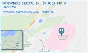 PORADNIA REUMATOLOGICZNA - WOJEWÓDZKI SZPITAL IM. ŚW.OJCA PIO W PRZEMYŚLU - UL. MONTE CASSINO 18,  PRZEMYŚL