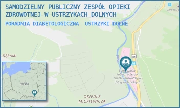 PORADNIA DIABETOLOGICZNA - SAMODZIELNY PUBLICZNY ZESPÓŁ OPIEKI ZDROWOTNEJ W USTRZYKACH DOLNYCH - 29 LISTOPADA 57,  USTRZYKI DOLNE