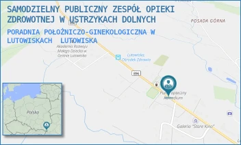 PORADNIA POŁOŻNICZO-GINEKOLOGICZNA W LUTOWISKACH - SAMODZIELNY PUBLICZNY ZESPÓŁ OPIEKI ZDROWOTNEJ W USTRZYKACH DOLNYCH - LUTOWISKA 82/2,  LUTOWISKA