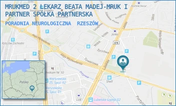 PORADNIA NEUROLOGICZNA - MRUKMED 2 LEKARZ BEATA MADEJ-MRUK I PARTNER SPÓŁKA PARTNERSKA - UL. PARTYZANTÓW 30A,  RZESZÓW